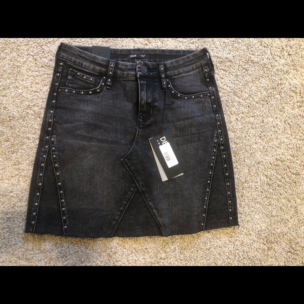 Dear John black blue Jean kaylee a-line- skirt: BRAND NEW with TAGS!!!